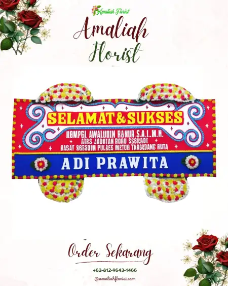 Papan Bunga Ucapan Selamat Cinta